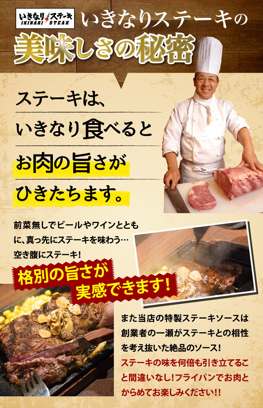 いきなりステーキひれ