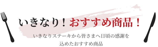 いきなりおすすめ商品バナー